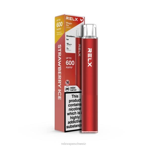 RELX E-Zigarette Geschmack - Erdbeereis RELX MagicGo ga600 LXJP51