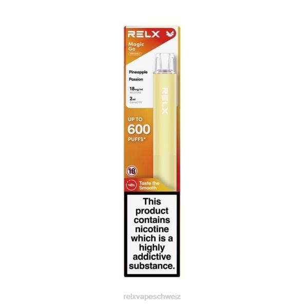 RELX Vape Geschmack - Ananas-Leidenschaft RELX MagicGo ga600 LXJP39