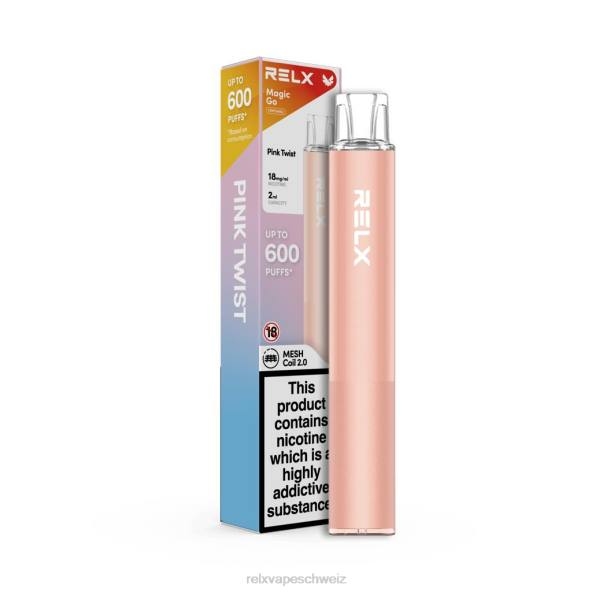 RELX Vape Geschmack - rosa Twist RELX MagicGo ga600 LXJP49