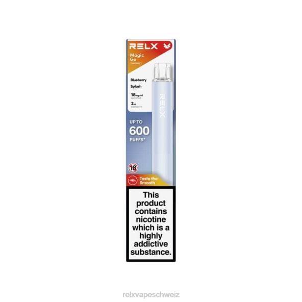 RELX Vape Schweiz - Blaubeerspritzer RELX MagicGo ga600 LXJP43