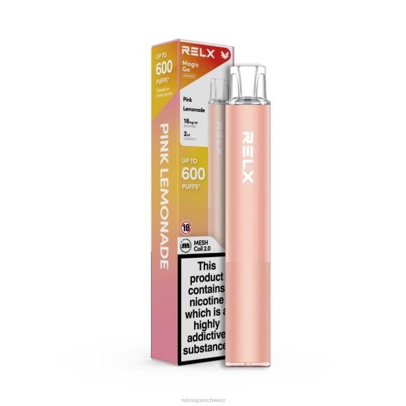 RELX Vape Zürich - pinke Limonade RELX MagicGo ga600 LXJP44