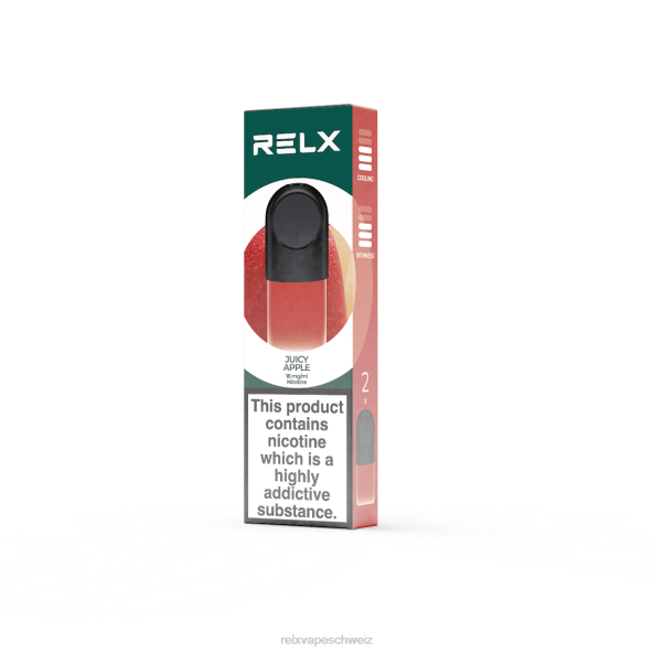 RELX E-Zigarette Geschmack - saftiger Apfel RELX Schote LXJP30