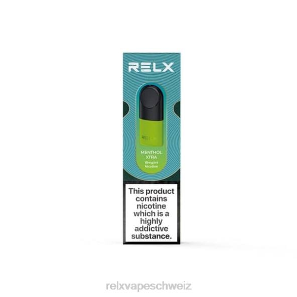 RELX Vape Schweiz - Menthol xtra RELX Schote LXJP32