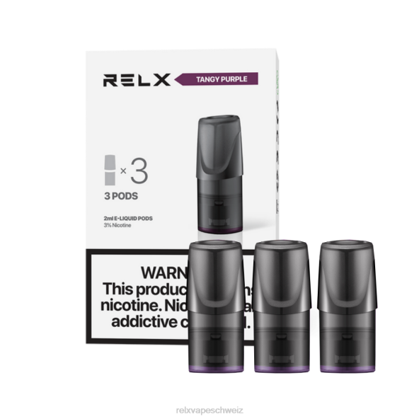 RELX Schweiz - würzige violett-violette Traube RELX Classic Schoten LXJP132