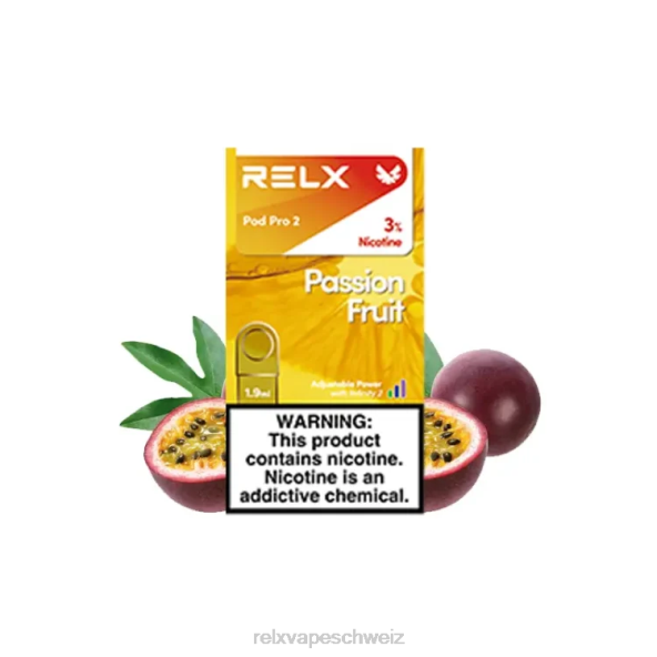 RELX Schweiz - Passionsfrucht RELX Pod Pro 2 - 3 Pods LXJP92