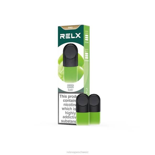 RELX Schweiz - grüne Traube RELX Pod Pro – 2 Pods LXJP1