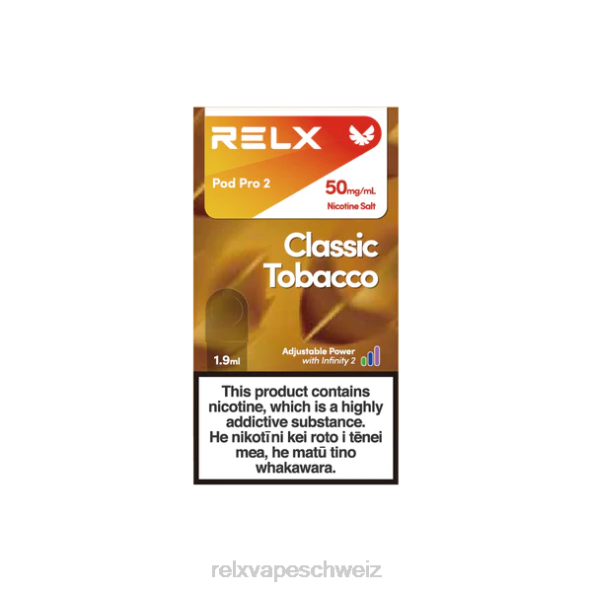 RELX Store - klassischer Tabak RELX Pod Pro 2 - 3 Pods LXJP110