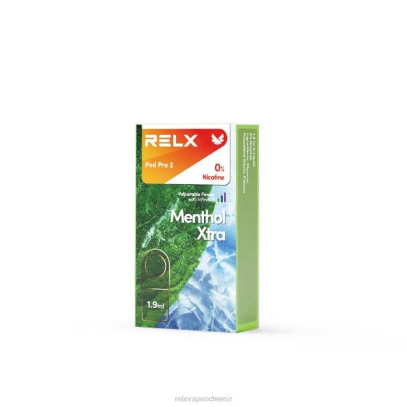 RELX Vape For Sale - Menthol xtra RELX Pod Pro 2 LXJP27