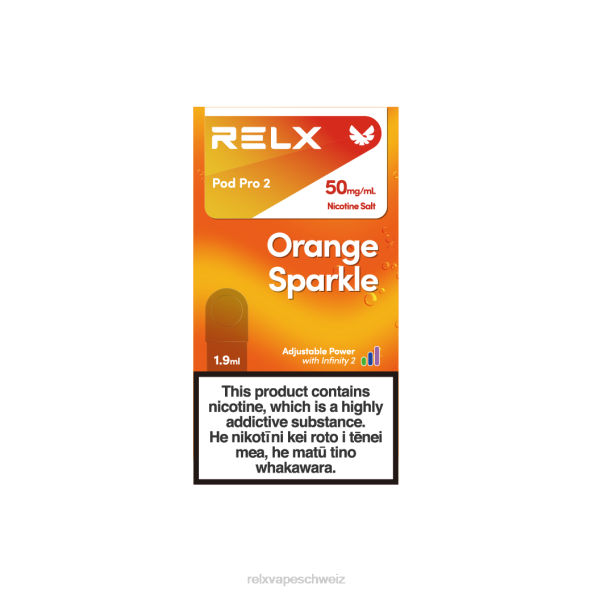 orangefarbener Glanz