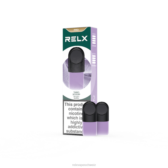RELX Vape Review - Taro-Schaufel RELX Pod Pro – 2 Pods LXJP16