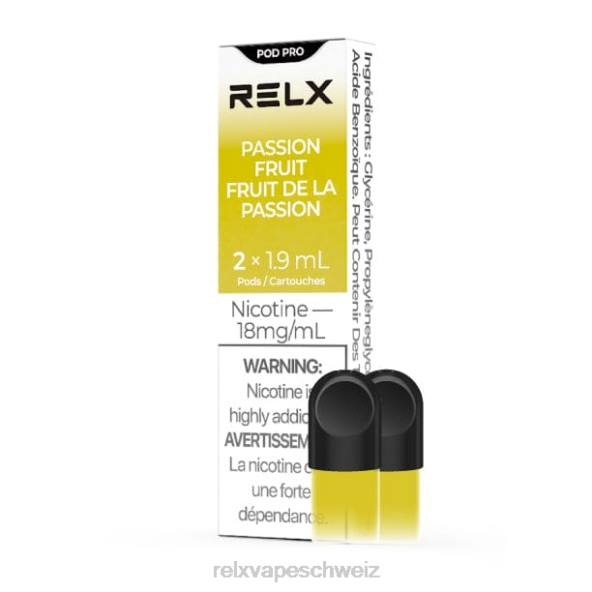 RELX Vape Schweiz - Passionsfrucht RELX Pod Pro – 2 Pods LXJP2