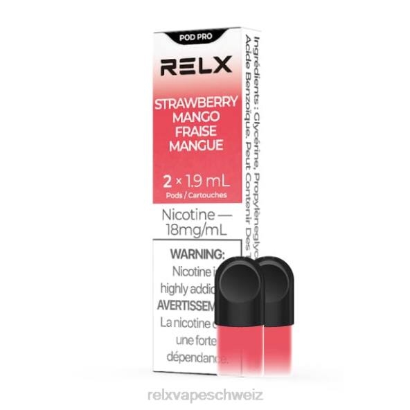RELX Vape Zürich - Erdbeer-Mango RELX Pod Pro – 2 Pods LXJP3